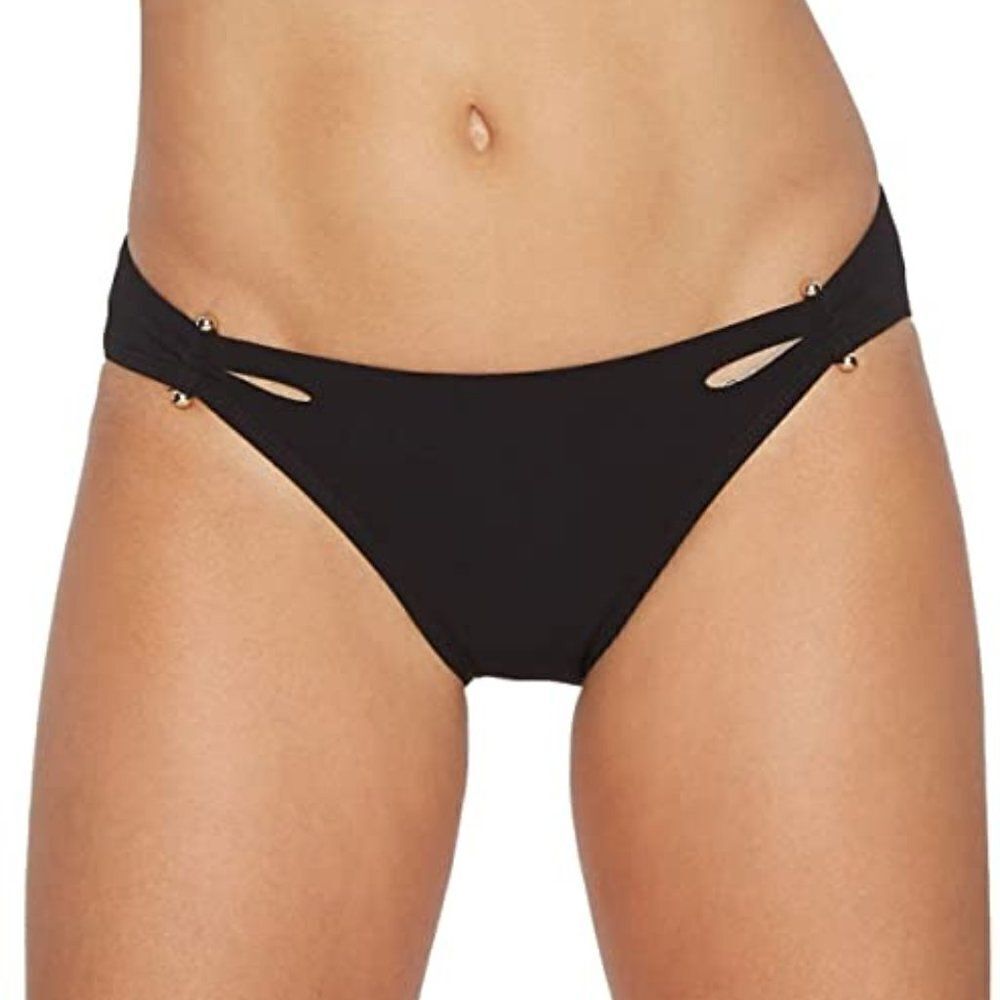 Robin Piccone Luca Cut Out Bikini Bottom size XS in Black
